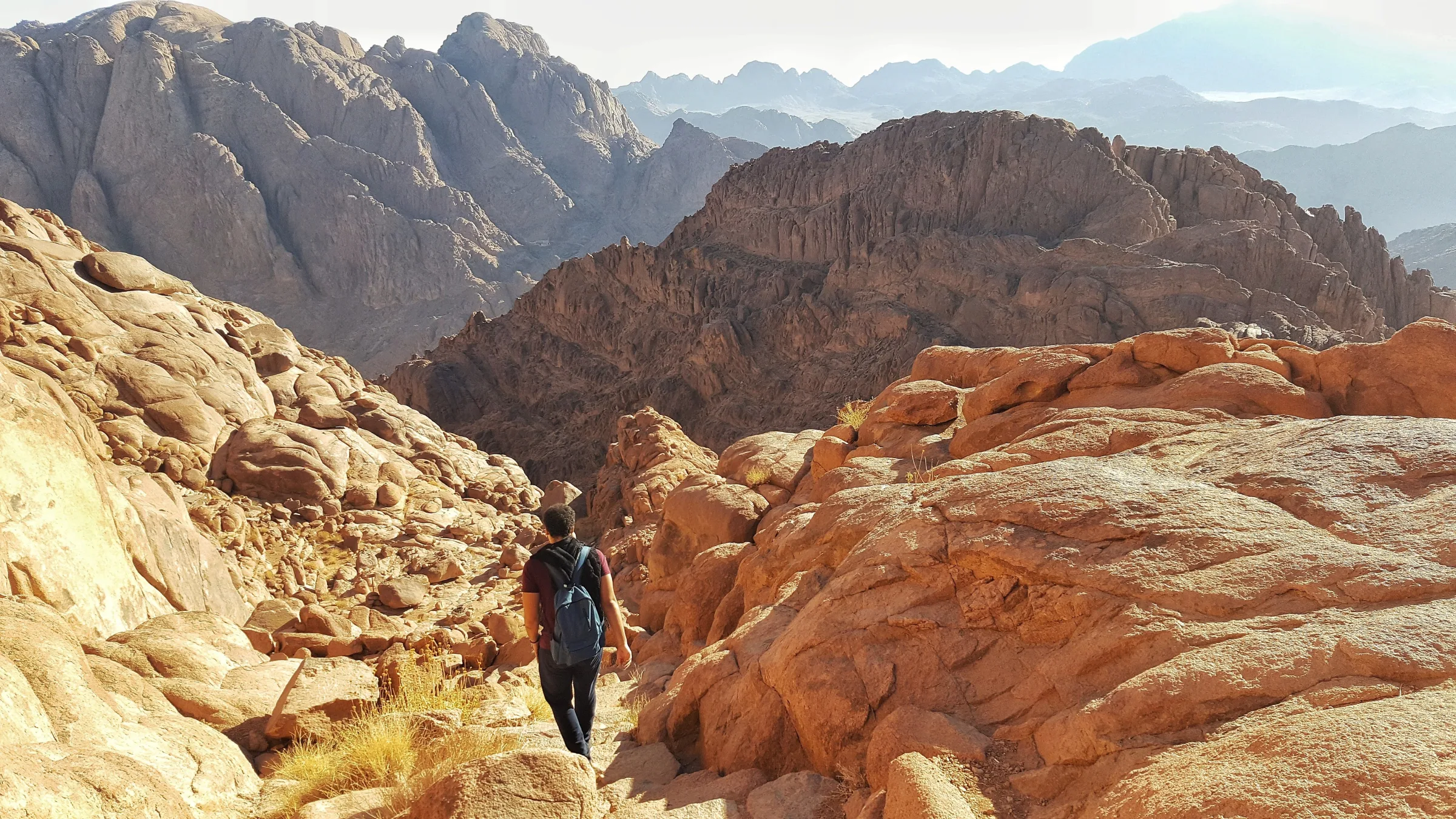 Climbing Sinai Mountains