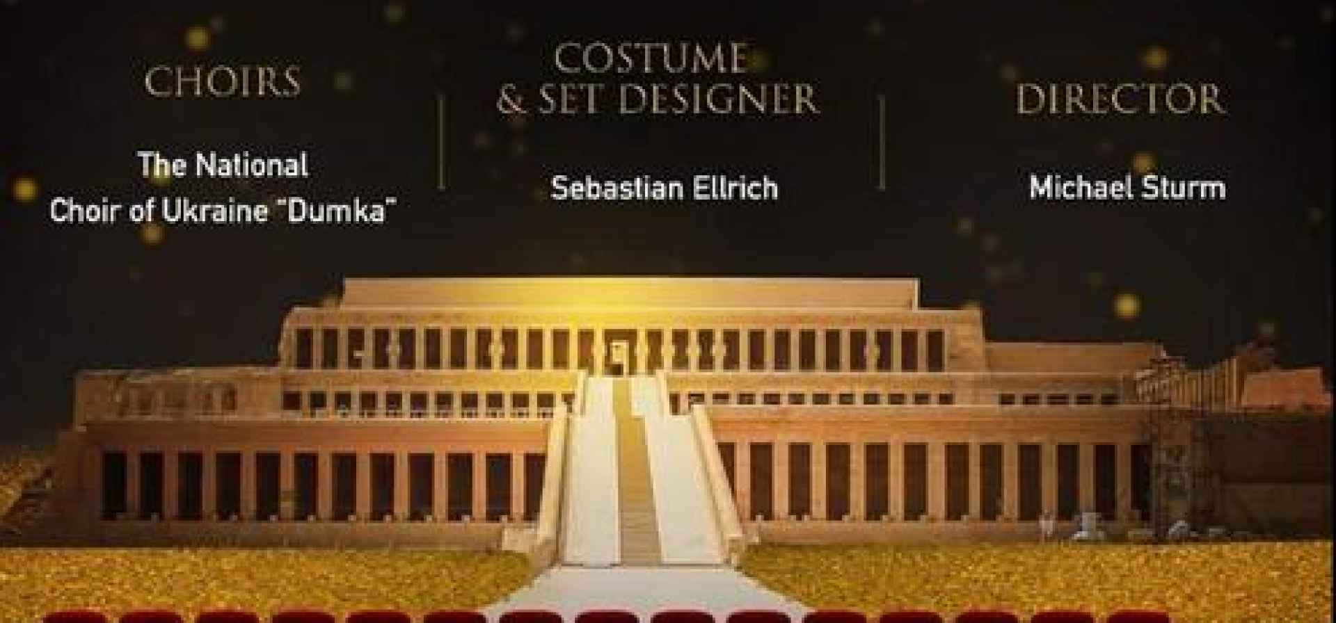 In allestimento Aida a Luxor per ottobre